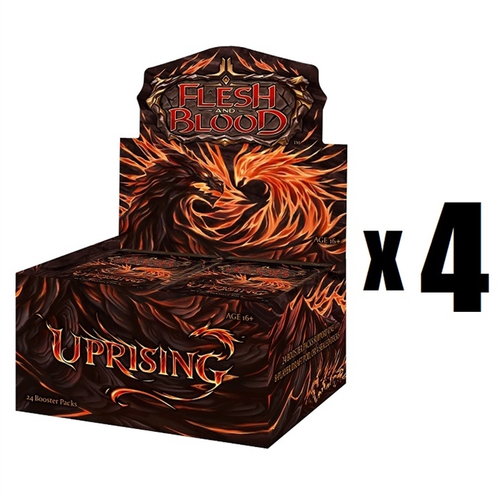 4x Flesh and Blood - Uprising - Booster Box Display (case)